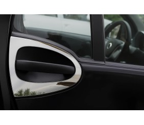 Окантовка ручок (2 шт, нерж) для Smart 2007-2014 рр