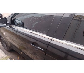 Зовнішня окантовка вікон (4 шт., нерж.) Carmos - Турецька сталь для Mitsubishi Lancer X 2008- рр