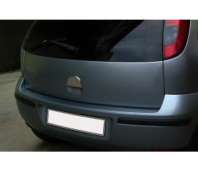 Накладка на задню ручку (нерж.) OmsaLine - Італійська нержавійка для Opel Meriva 2002-2010 рр