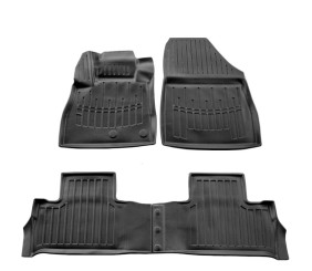 Килимки Stingray 3D (4 шт, поліуретан) для Renault Scenic/Grand 2016-2025 рр