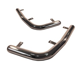 Задні кути AK003 (2 шт., нерж.) для Nissan X-trail T30 2002-2007 рр