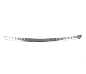 Накладка на задній бампер OmsaLine (SD, нерж) для Ауди A6 C7 2011-2017 рр