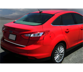 Кромка багажника 2015-2017 (Седан, нерж) для Ford Focus III рр
