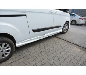 Пороги (2 шт, під фарбування) Довга база для Ford Custom 2013-2022 рр