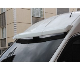 Козирьок на лобове скло V2 (2019-2026, на клей, під фарбування) для Ford Transit 2014- рр