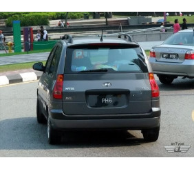 Спойлер Meliset (під фарбування) для Hyundai Matrix 2001-2010 рр