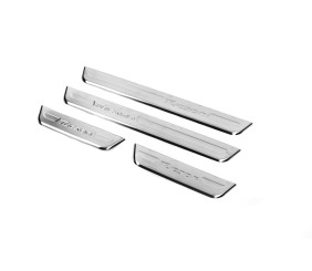 Накладки на пороги OmsaLine (4 шт, нерж) для Hyundai Tucson TL 2016-2021 рр