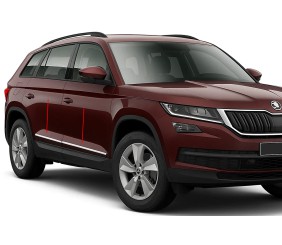 Молдинг дверний OmsaLine (нерж) для Skoda Kodiaq 2016-2023 рр