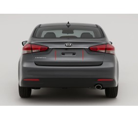 Планка над номером для Sedan (нерж.) для Kia Cerato 3 2013-2018 рр