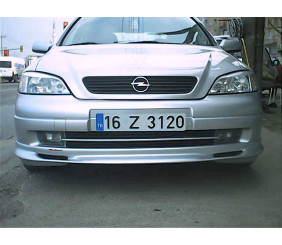 Передня нижня накладка Sedan (під фарбування) для Opel Astra G classic 1998-2012 рр