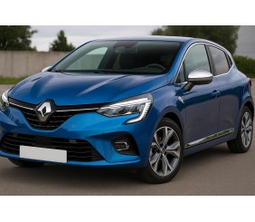 Накладки на дзеркала (2 шт, нерж.) для Renault Clio V 2019- рр