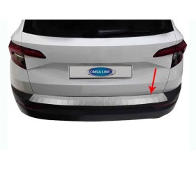 Накладка на задній бампер OmsaLine (нерж) для Skoda Karoq 2018- рр
