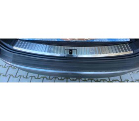 Накладка на задній поріг OmsaLine (нерж) для Skoda Kodiaq 2016-2023 рр