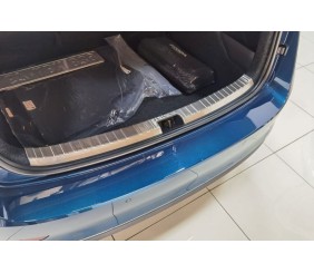 Накладка на задній поріг OmsaLine (нерж.) для Skoda Scala 2018- рр