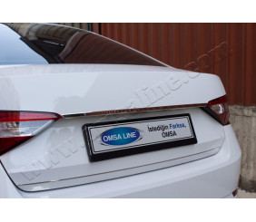 Планка над номером Sedan (нерж) для Skoda Superb 2015-2024 рр