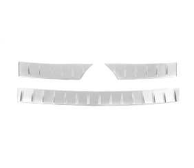 Накладка на задній бампер OmsaLine (нерж) для Volkswagen Tiguan 2007-2016 рр