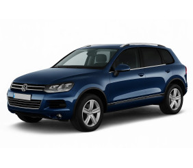 Нижній молдинг скла (4 шт, нерж) для Volkswagen Touareg 2010-2018 рр