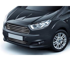 Накладки на решітку Carmos (2014-2018, 6 шт, нерж) для Ford Courier рр