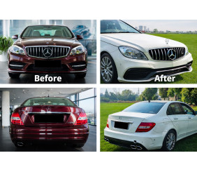 Комплект обвісів в дизайні W205 для Mercedes C-class W204 2007-2015 рр
