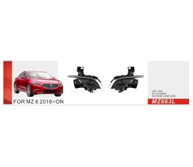 Противотуманки 2016-2018 (2 шт, LED) для Mazda 6 рр