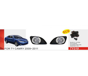 Протитуманки 2009-2011 (2 шт, галогенні) для Toyota Camry рр