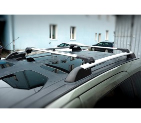 Поперечени на рейлінги під ключ Skybar V1 (2 шт) Сірий для Citroen Berlingo 2008-2018 рр