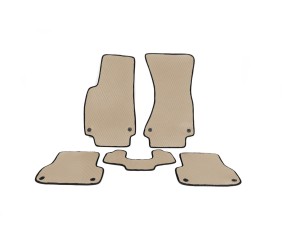 Килимки EVA (кремові) для Ауди A7 2010-2018 рр