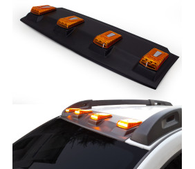 Козирьок лобовога скла V2 (LED) для Renault Duster 2008-2017 рр