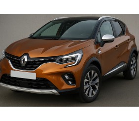 Накладки на дзеркала (2 шт, нерж.) для Renault Captur 2019- рр