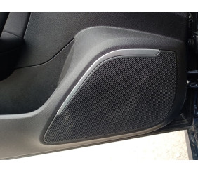 Накладки на динаміки в салоні (2 шт, нерж) для Renault Megane IV 2016-2025 рр