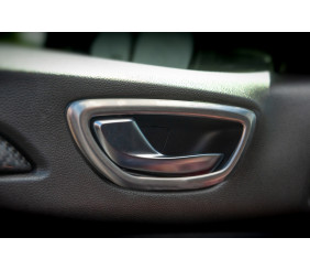 Накладки навколо ручок в салоні (4 шт, нерж) для Renault Megane IV 2016-2025 рр