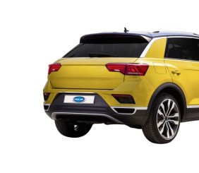 Накладка над номером (OmsaLine, нерж) для Volkswagen T-Roc 2017-2025 рр