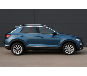 Окантовка вікон (4 шт, нерж) для Volkswagen T-Roc 2017-2025 рр