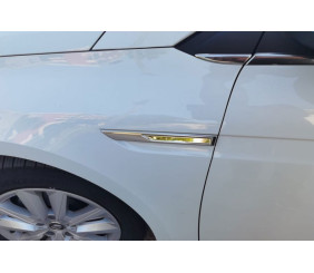 Накладки покажчика повороту 2021-2026 (2 шт, нерж) для Renault Megane IV рр