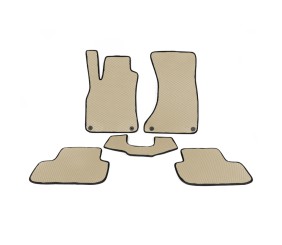 Килимки EVA (бежеві) для Ауди A4 B8 2007-2015 рр