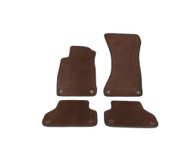 Килимки EVA (коричневі) для Ауди A4 B9 2015-2024 рр