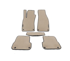 Килимки EVA (бежеві, SW) для Ауди A6 C6 2004-2011 рр