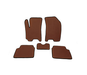 Килимки EVA (коричневі) для Chevrolet Aveo T250 2005-2011 рр
