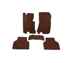 Килимки (EVA, коричневі) для BMW 7 серія E38 1994-2001 рр