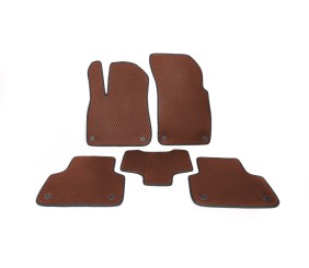 Килимки EVA (коричневі) для Ауди Q7 2015- рр