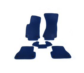 Килимки EVA (сині) для Ауди A6 C7 2011-2017 рр