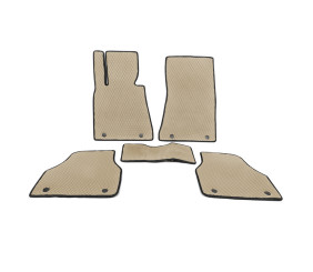 Килимки E65 (EVA, бежеві) для BMW 7 серія E65/66 2001-2008 рр