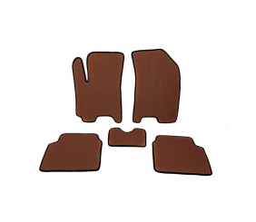 Килимки EVA (коричневі) для Chevrolet Aveo T200 2002-2008 рр