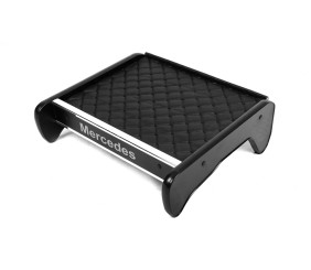 Полиця на панель (Чорна з чорною ниткою) для Mercedes T1 (207-410) 1977-1995 рр