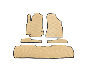 Килимки EVA (бежеві) Передні (2 шт) для Peugeot Partner Tepee 2008-2018 рр