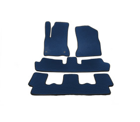 Килимки EVA (3 ряди, синій) для Citroen C-4 Picasso 2006-2013 рр