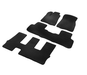 Килимки EVA (3 ряди, чорні) для Toyota Highlander 2013-2019 рр