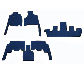 Килимки (3 ряди, EVA, сині) для Chrysler Voyager 2001-2007 рр