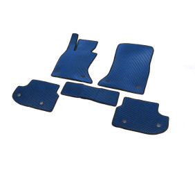 Килимки 2013-2016 (EVA, сині) для BMW 5 серія F10/F11 рр