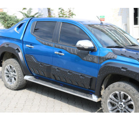 Молдинг двері EuroCap (6 шт, ABS) для Fiat Fullback 2016- рр